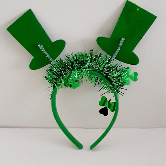 St Patrick Leprechaun Hair Headband for Kids - Picture 2 of 3
